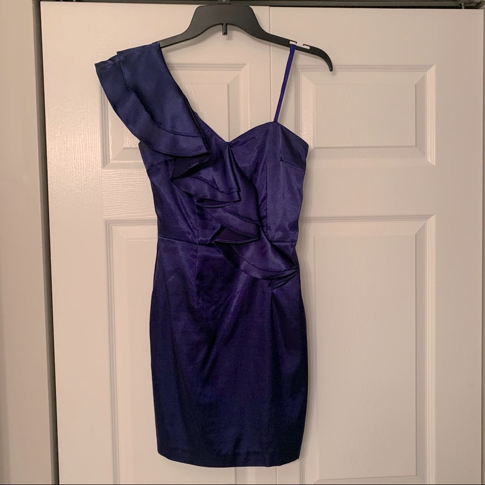 One Shoulder Cocktail Dress
